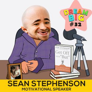 DB 032: Motivational Speaker Sean Stephenson On Overcoming Obstacles & Building Confidence caricature