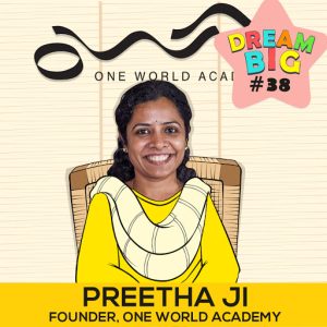 DB 038: Preetha Ji, Meditation Master, On Living In A Beautiful State caricature