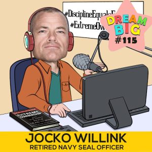 DB 115: Jocko Willink, Retired Navy Seal Officer, On Why Discipline Equals Freedom caricature