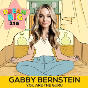 DB 216: Gabby Bernstein On How To Be (And Stay) Happy During Challenging Times caricature