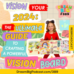 DB 389: Vision Your 2024: The Ultimate Guide to Crafting a Powerful Vision Board caricature